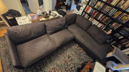 Grey L Couch