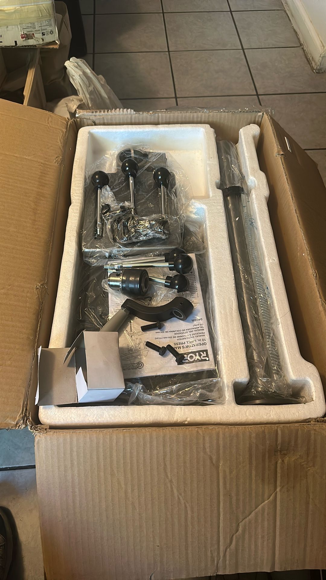 RYOBI 10” DRILL PRESS BRAND NEW EXTRA PIECES