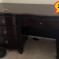 Desk And Small Dresser 