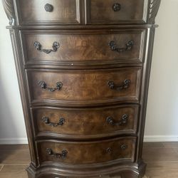 Vintage Dresser Oak Wood 