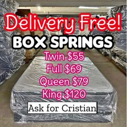 Box Springs  Twin box Full box  Queen box  King box  Bases para colchon  Box spring 