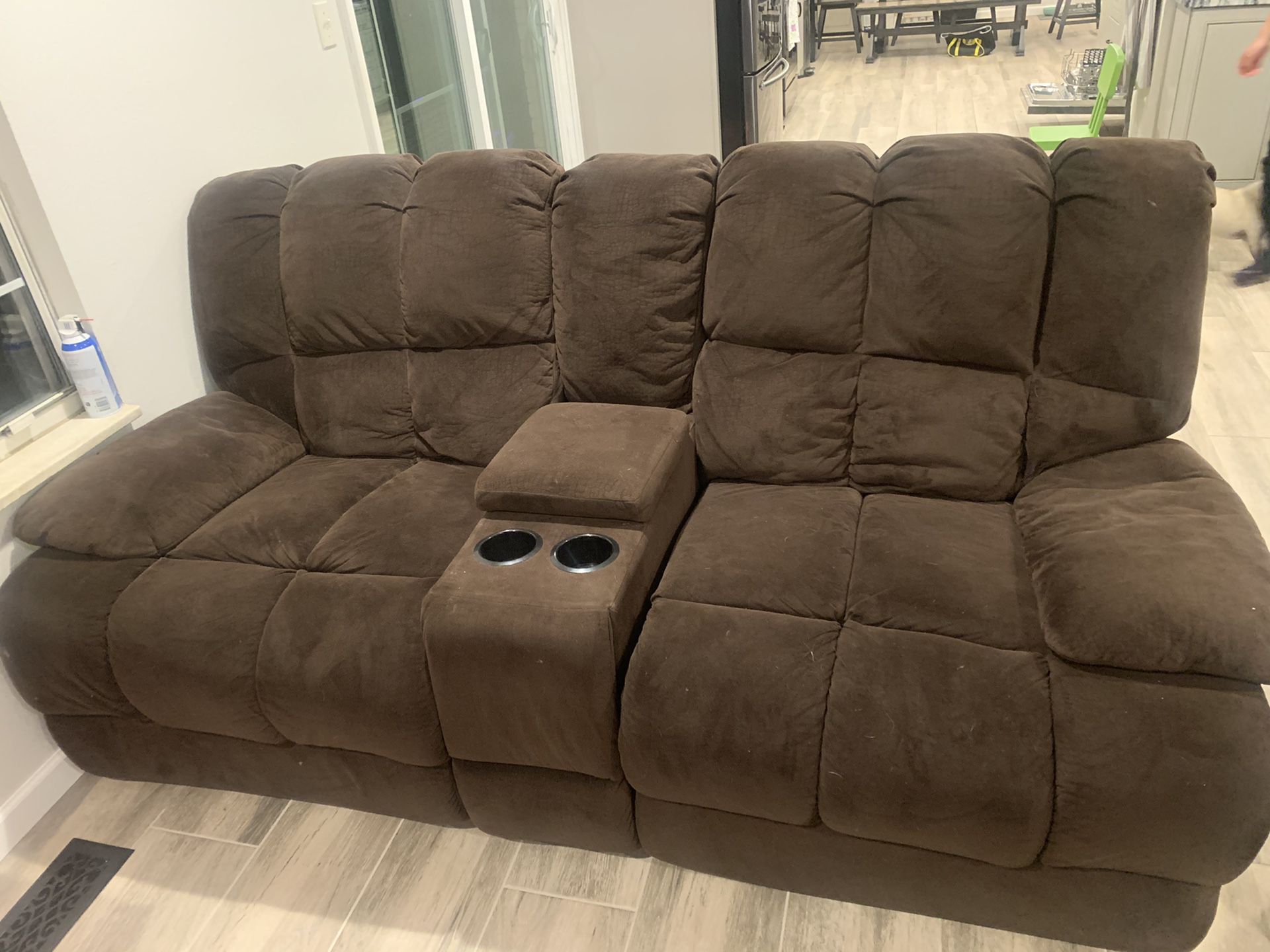 6 piece reclining living room set
