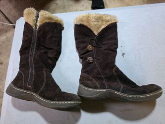 Women's brown beartrap boots size 8.5m