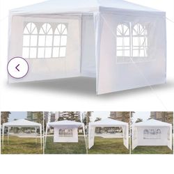 10 Ft. W x 10 Ft. D Metal Party Tent