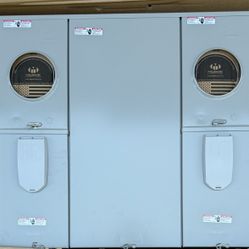 Four Gang meter Mains 200 Amp Per Position With Lever Bypass