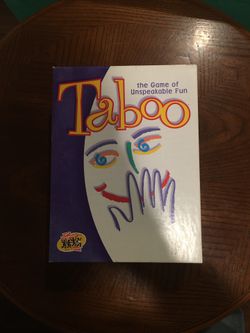 The game of unspeakable fun (Taboo) - Board Game