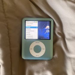 blue ipod nano 3rd gen 8gb
