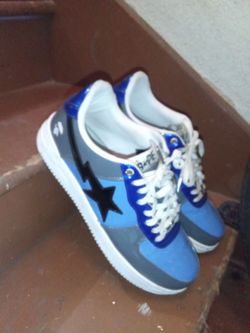 Bapesta Low M1 'Color Camo Combo - Navy