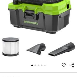 Portable Vacuum Greenworks 40V Shop Vac  Cordless Wet Vacuum Car Vacuum 