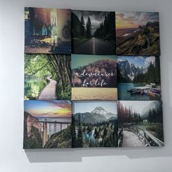 Tres Cuadros Para Diferente Decoración 