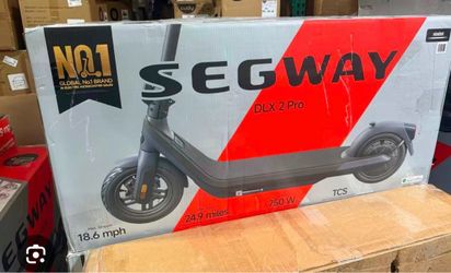 Segway Ninebot Deluxe 2 Pro Electric Scooter Max Speed: 18.6 mphMax Power: 750W peak powerTires: 10-inch air-leakage-proof tubeless tires Climbing Slo