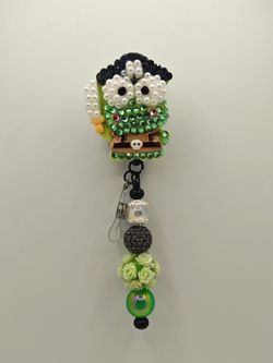 Jeweled Kerropi Alligator Badge Reel