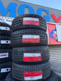 235/45r18  pantera tires nuevas con 50,000 millas de garantía las 4