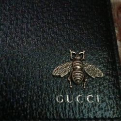 Gucci Bee Leather Wallet 