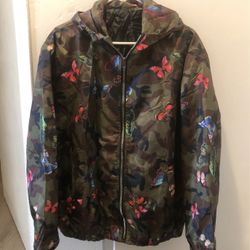 Camo Butterfly Windbreaker