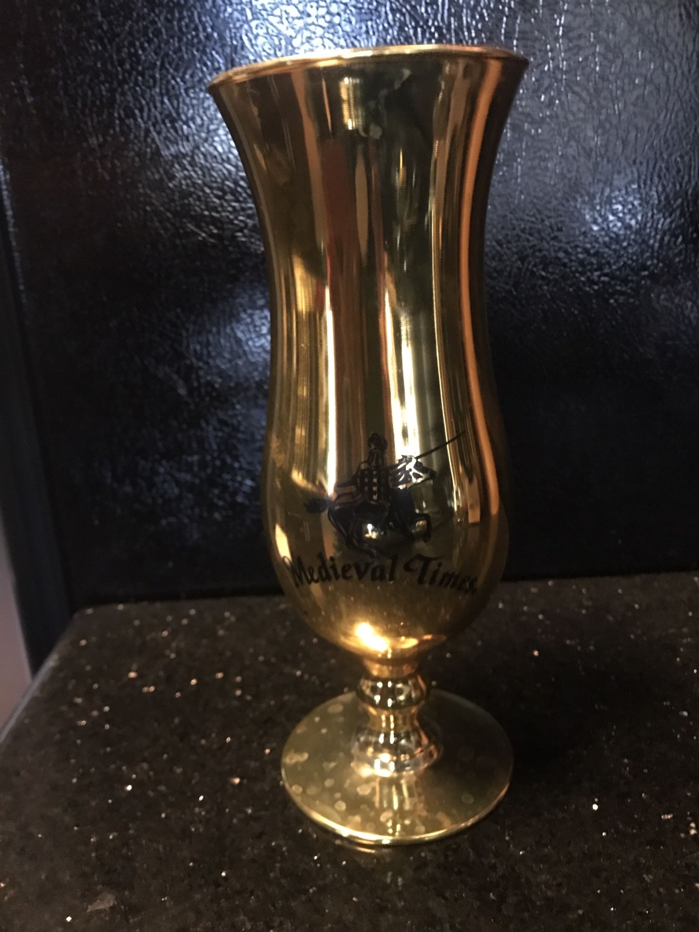 Gold Medieval Times Souvenir Cup