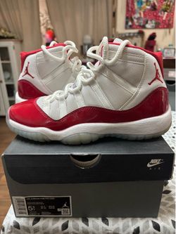 Cherry Jordan 11s, size 5 1/2
