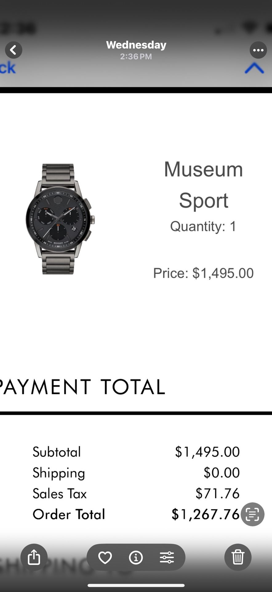 New Movado Watches