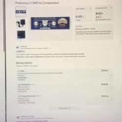Comp 16 Presonus Compresor For clean recording broadcasting blog
