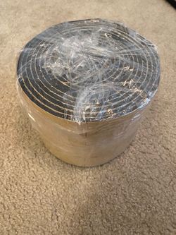 Black Foam Insulation Tape Roll