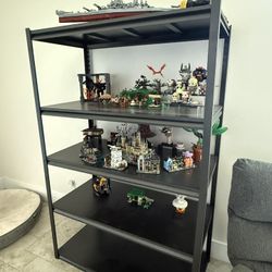 5 Tier Heavy Duty Metal Book Shelf 