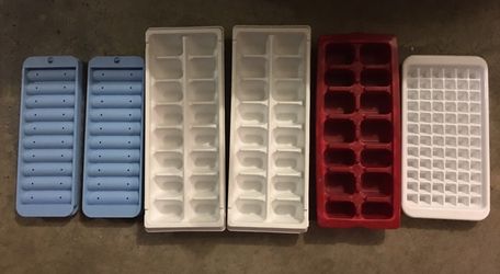 6 different ice trays. From a clean home!