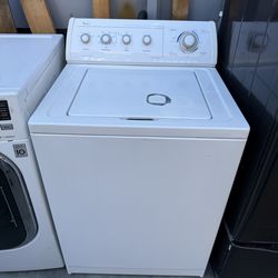 Whirlpool white top load washer