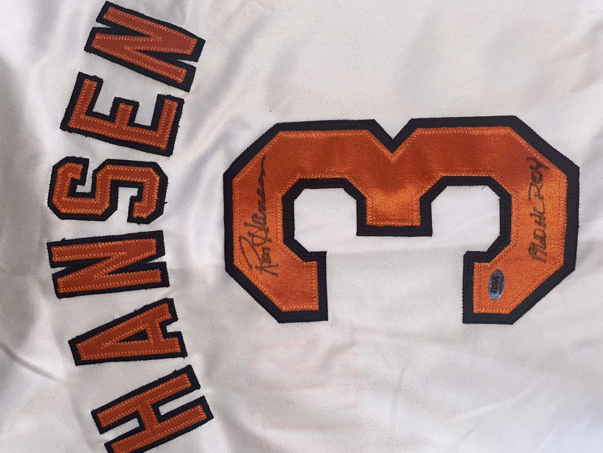 Ron Hansen Signed Baltimore Orioles ROY Jersey
