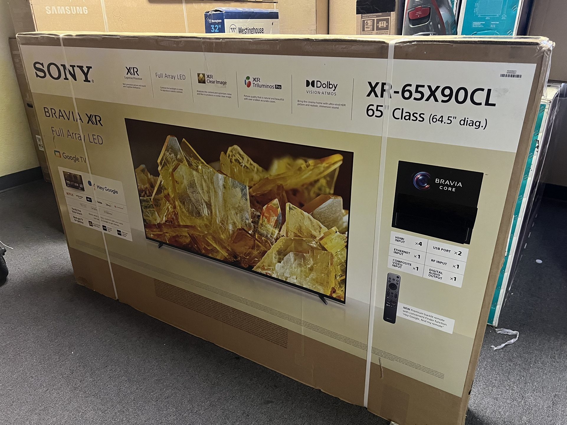 Sony Bravia 65” 4K X90CL SMART TV