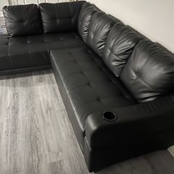 Black Sectional Sofa