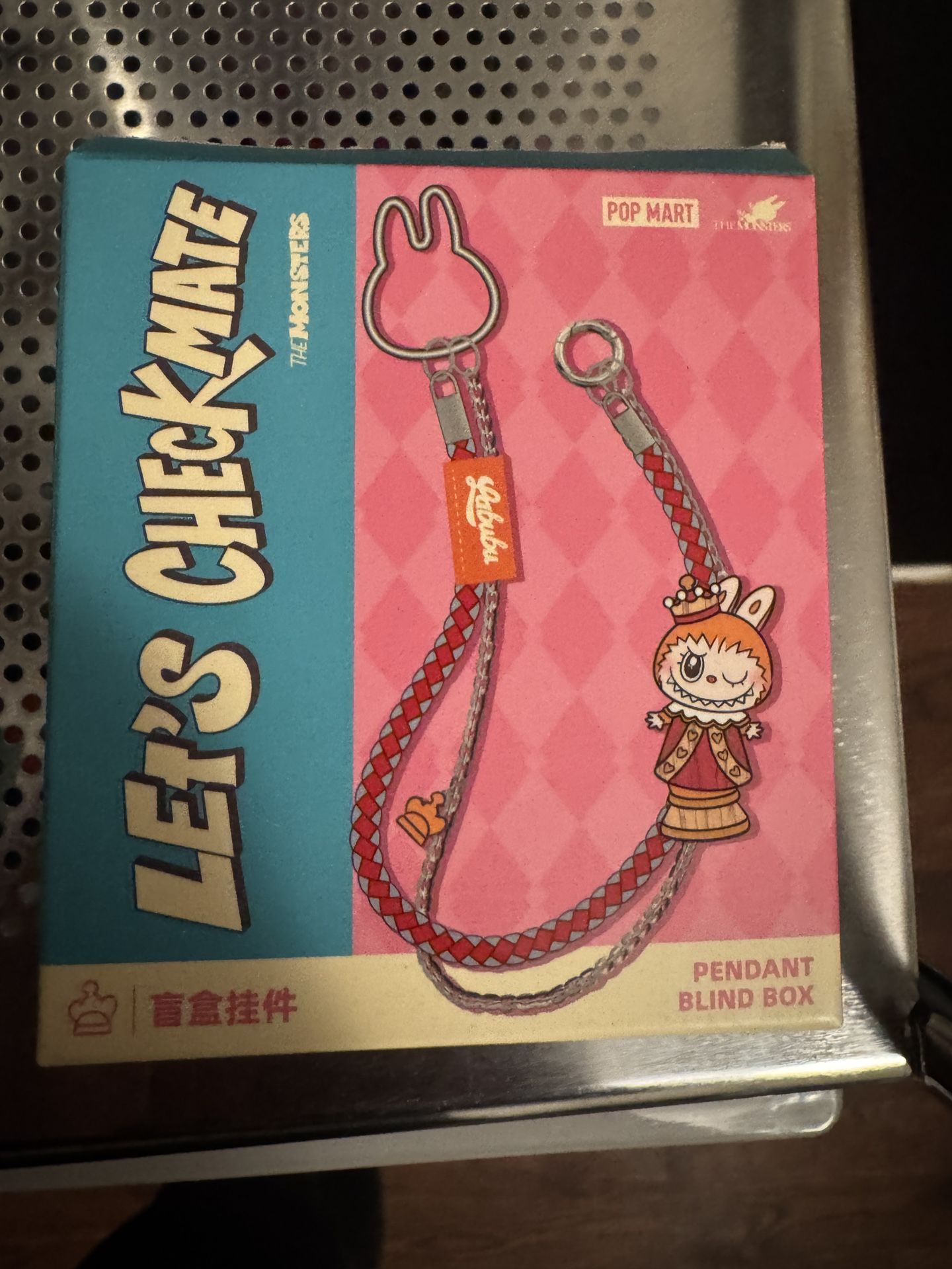 The Monsters Labubu Phone Charm Let's Checkmate Blind Box