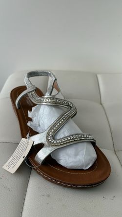 Forever silver sandals