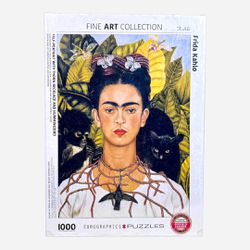 Eurographics Frida Kahlo Self Portrait with Thorn Necklace 1000 Pieces Puzzle