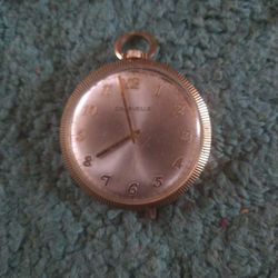 Rare Gold Pocket Watch Works Great.