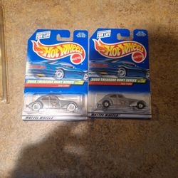 Hot Wheels 2000 Treasure Hunt 36 Cord Bolt Versions $20 Take Both Of Them Brand New Mindy