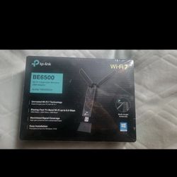 TP-Link BE6500 Tri-Band Wi-Fi 7 High Gain Wireless USB 3.0 Adapter NEW