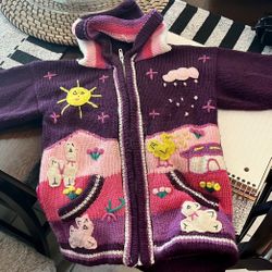 Peruvian wool sweater For kids
