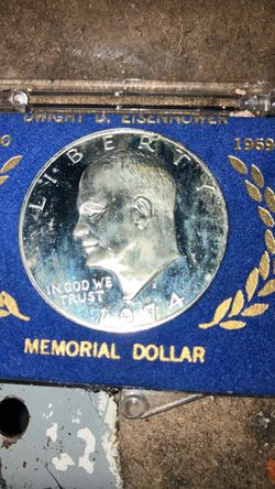 1974 S Eisenhower Memorial Dollar
