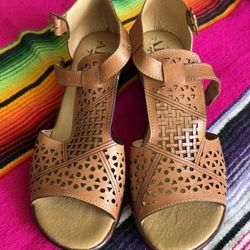 Mexican Leather Women's Platforms