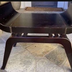 Heavy Quality Unique Side Table Or Bench. Can Use Re Painting