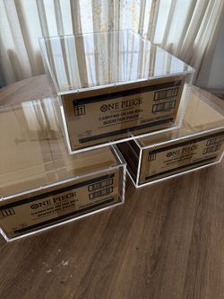 One Piece Booster Box Sealed Case Acrylic