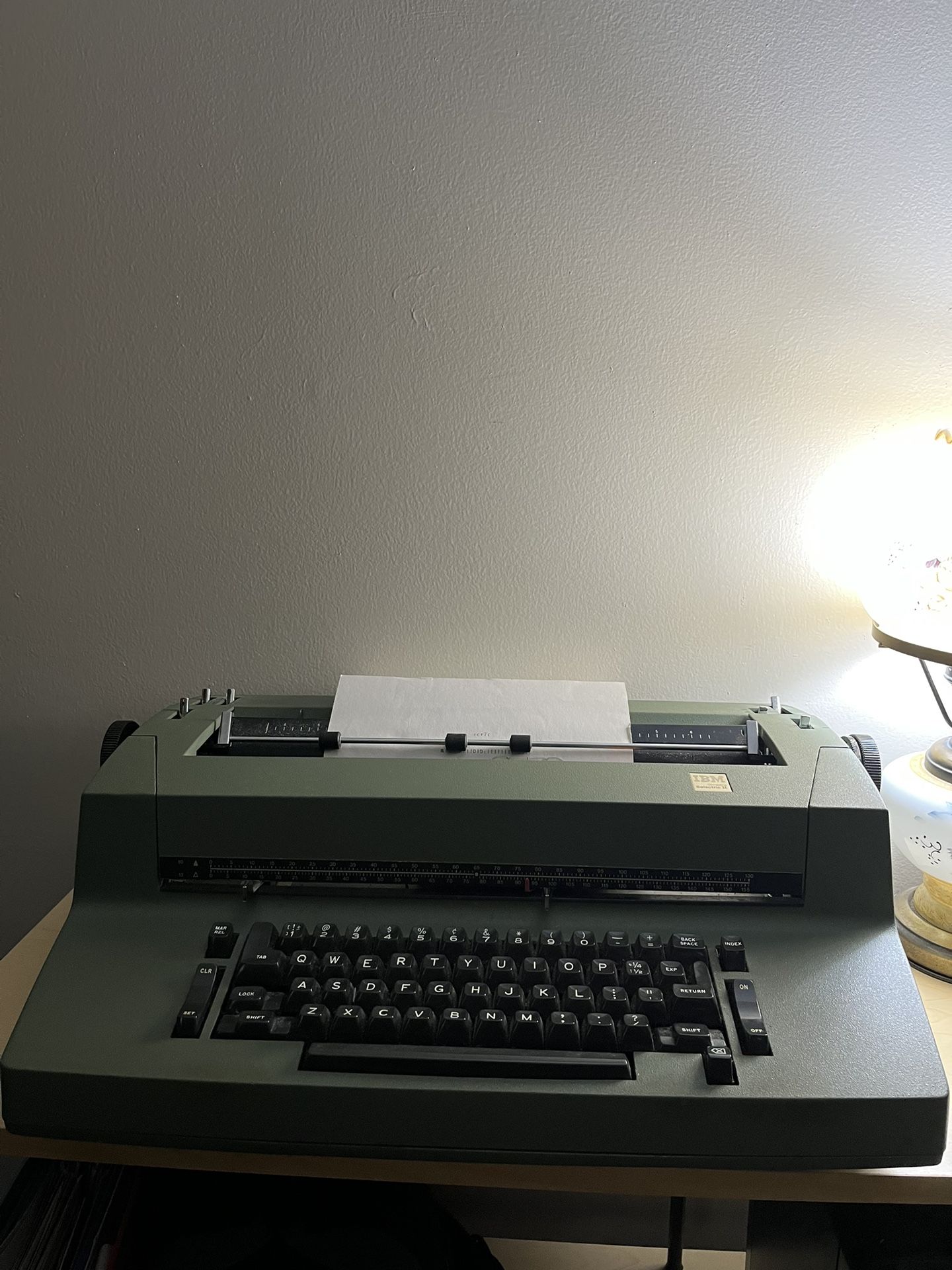 Vintage IBM Selectric II Mint Green Correcting Electric Typewriter *Tested*