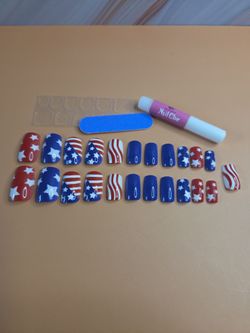 Patriotic Nail Kit # 6