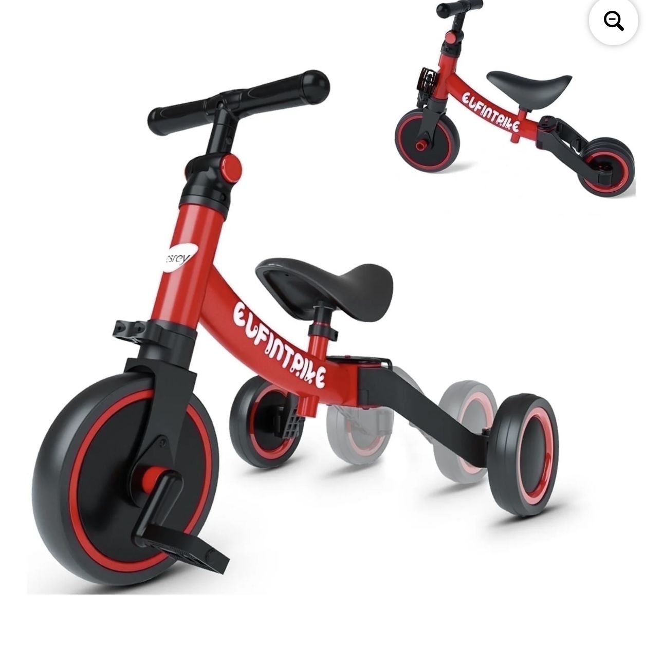 Besrey 5-in-1 KIds Tricycle, Trike, Balance Bicycle