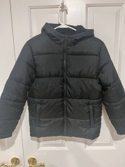 Girls Black Jacket with Hood