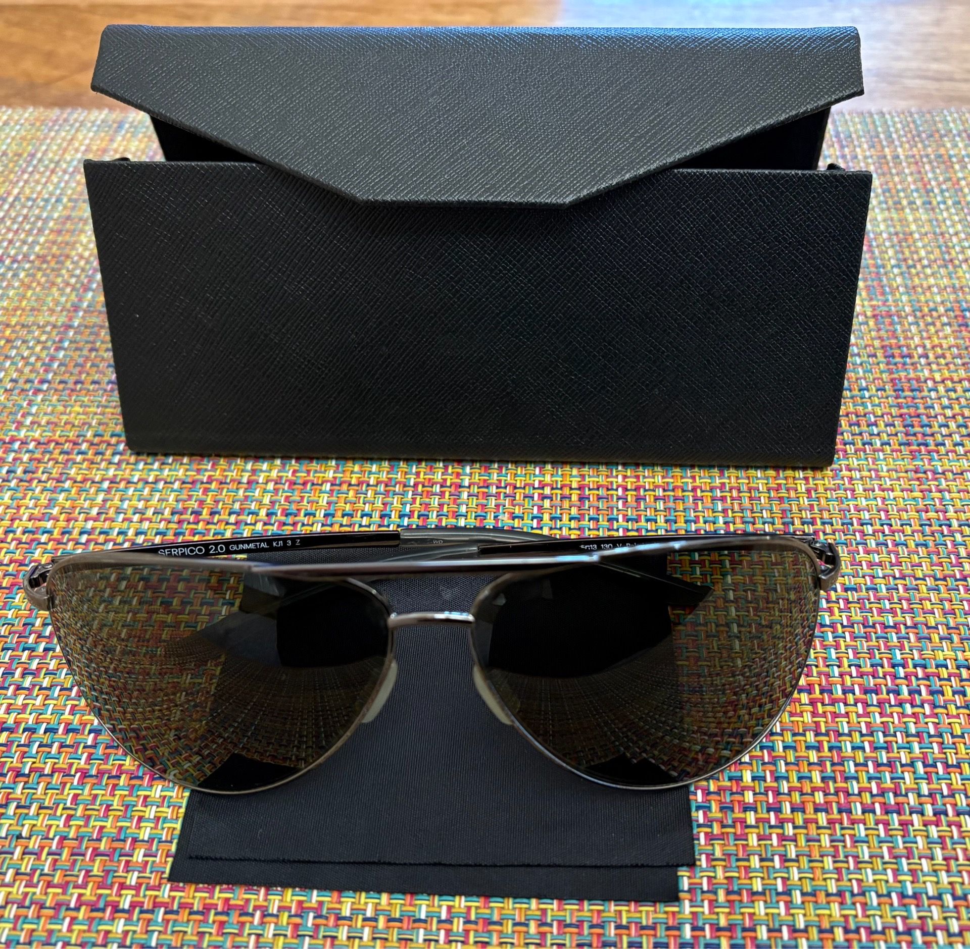Smith Serpico 2 Gunmetal Polarized Sunglasses