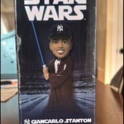 NEW IN BOX Giancarlo Stanton NYY Star Wars Bobble Head