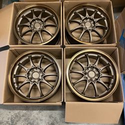 New 16 Inch Volk Racing CE28 Style Forged Rims Wheels 16x7 +35 (4x114.3) Squared Set