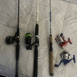 Fishing Rods And Reels 