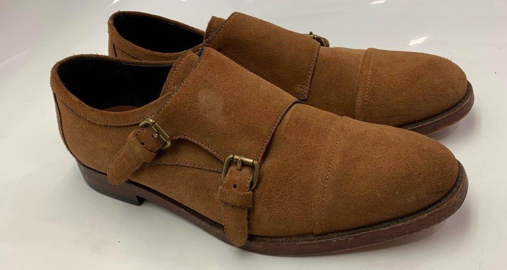 COACH- Brown Leather - Double Monk Strap - Size 9.5